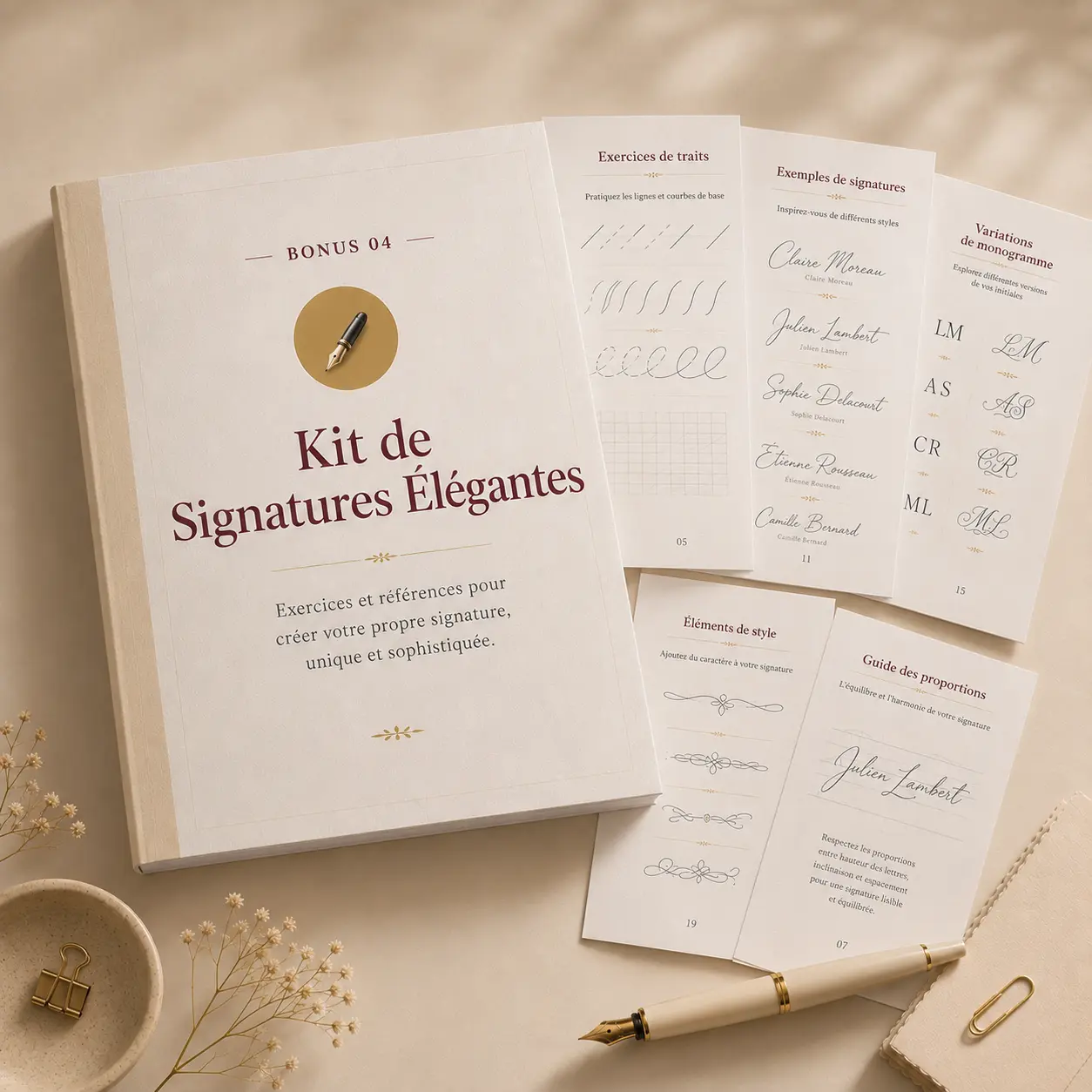 Kit de Signatures Élégantes